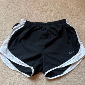 Nike Black and White Running Shorts